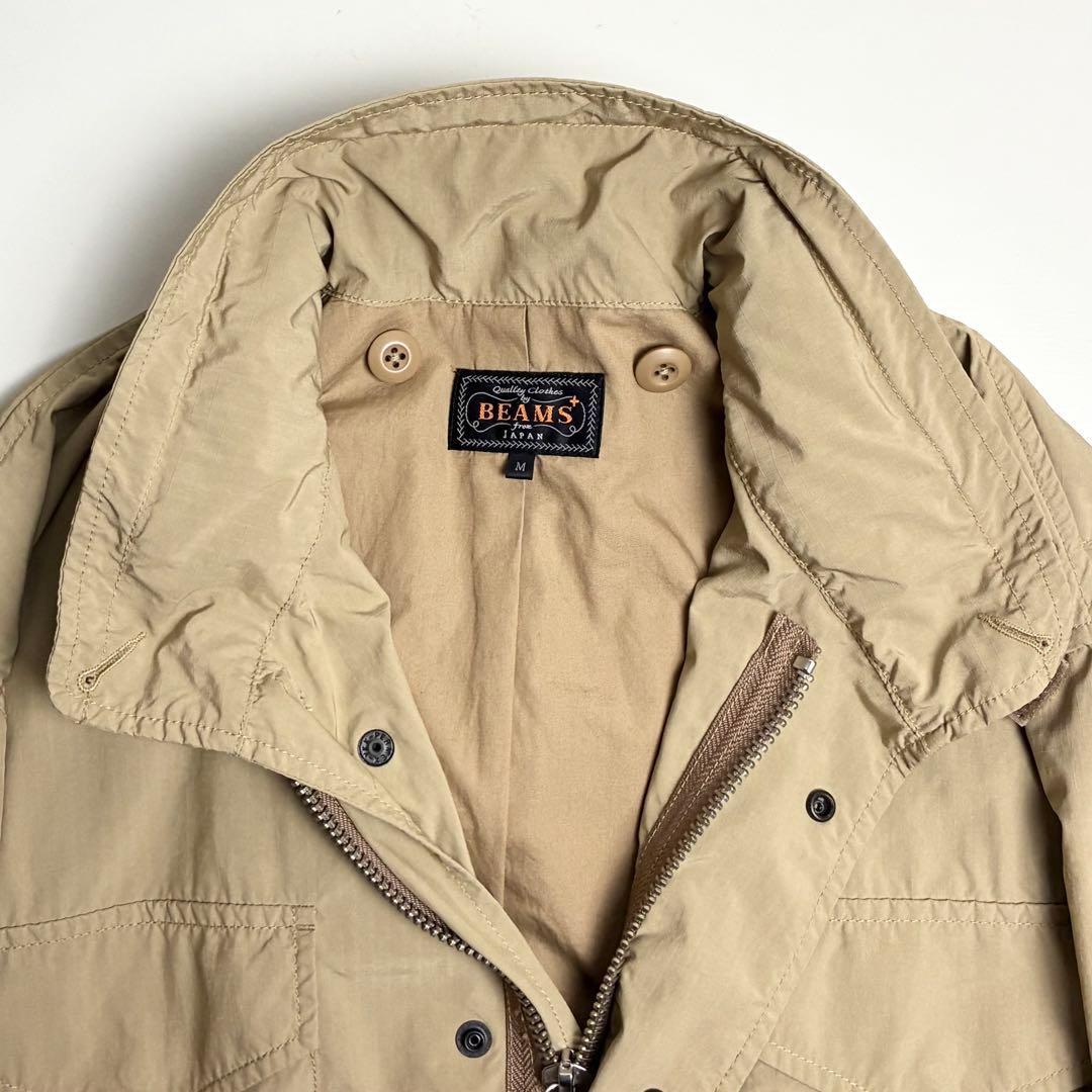 【極美品】ビームス/M-65ミリタリージャケット/リップストップ/小松マテーレ