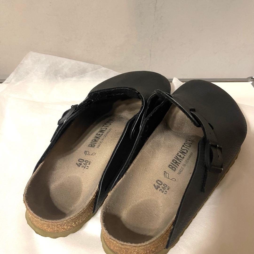 BIRKENSTOCK ビルケンシュトック　ボストン　レザー　シボ革26.0cm