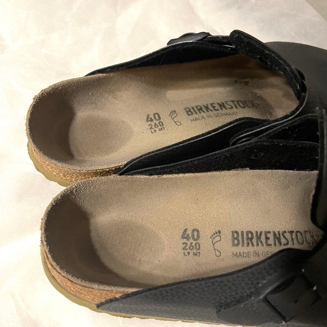BIRKENSTOCK ビルケンシュトック　ボストン　レザー　シボ革26.0cm