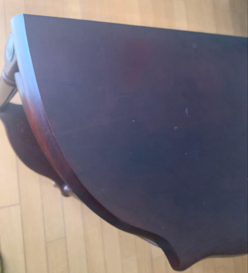 ダークブラウン コンソールテーブル 引き出し付き　アンティーク