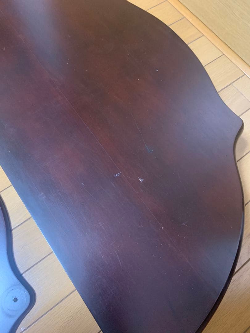 ダークブラウン コンソールテーブル 引き出し付き　アンティーク