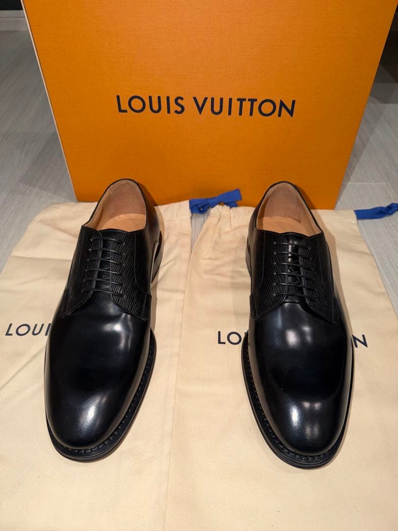 ルイヴィトン レザー シューズ サイズ6 25cm相当 箱・保存袋付 正規品