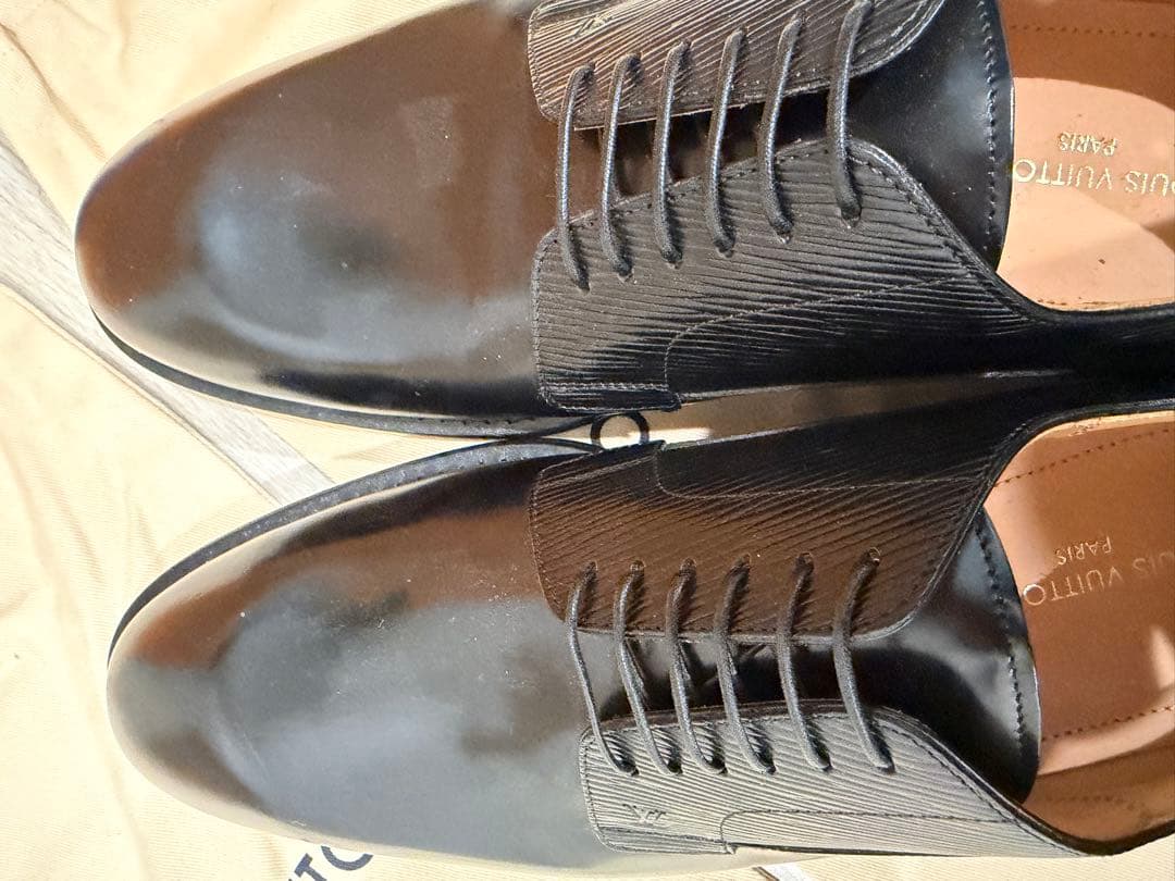 ルイヴィトン レザー シューズ サイズ6 25cm相当 箱・保存袋付 正規品