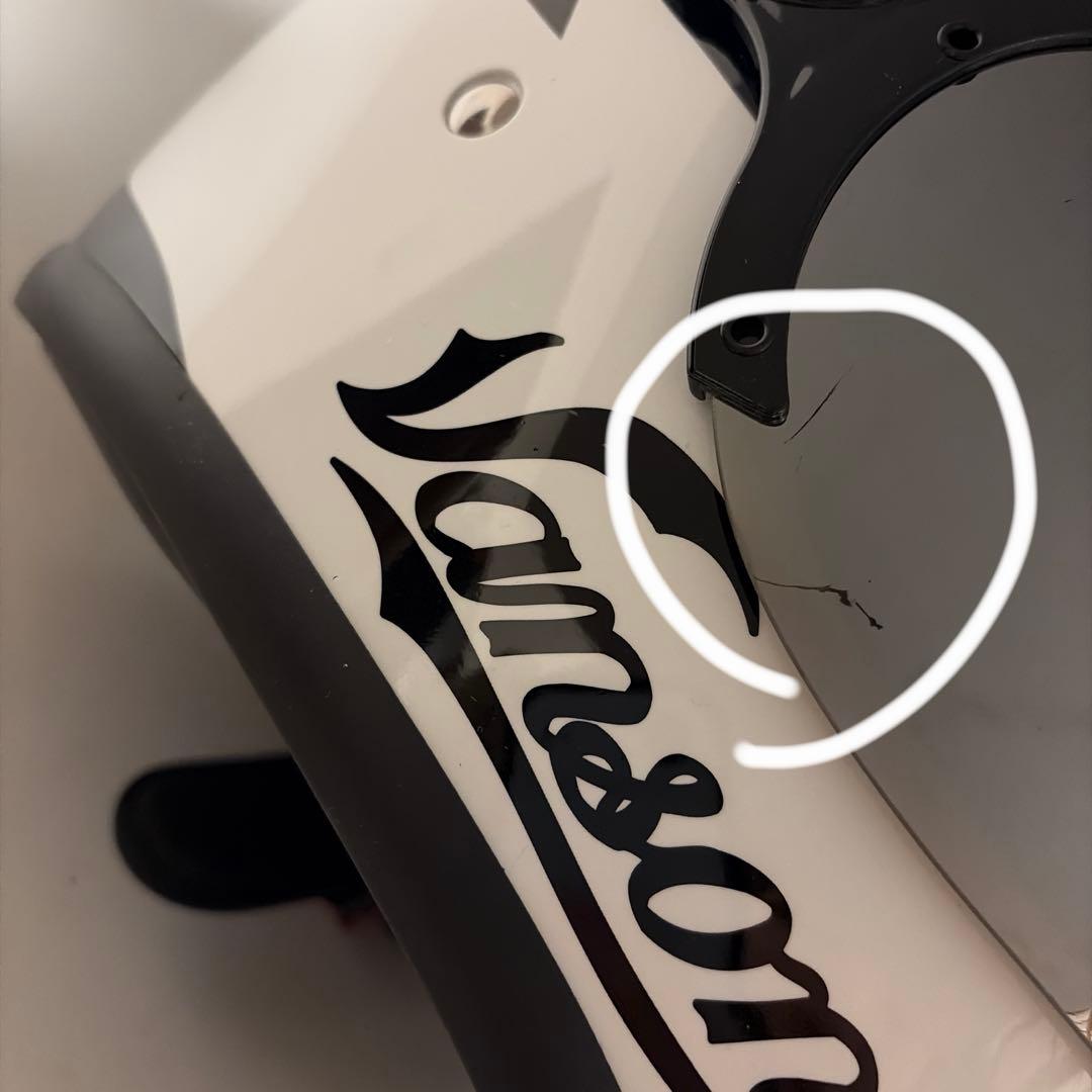 Horizon Vanson コラボ　フルフェイスヘルメット 黒/白