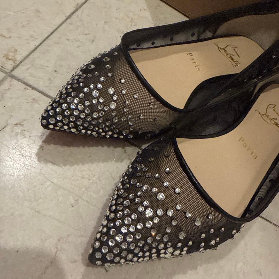 クリスチャンルブタン　BODY STRASS FLAT RES 37