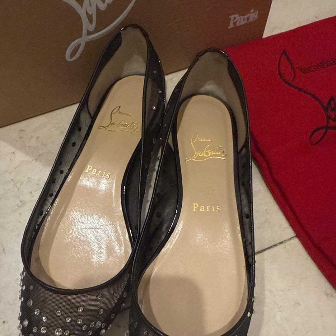 クリスチャンルブタン　BODY STRASS FLAT RES 37