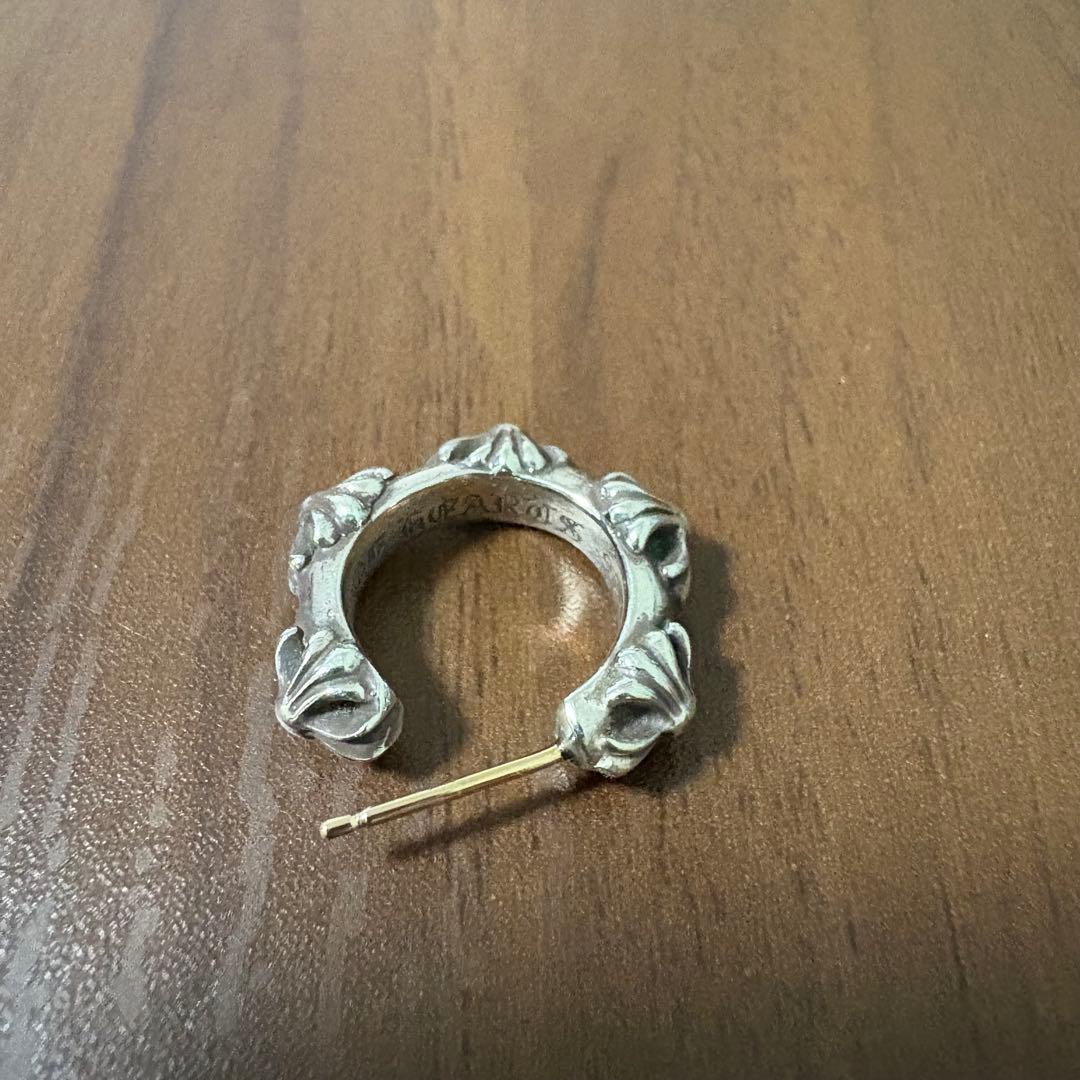クロムハーツ ピアス クロスバンド フープ ピアス CHROME HEARTS