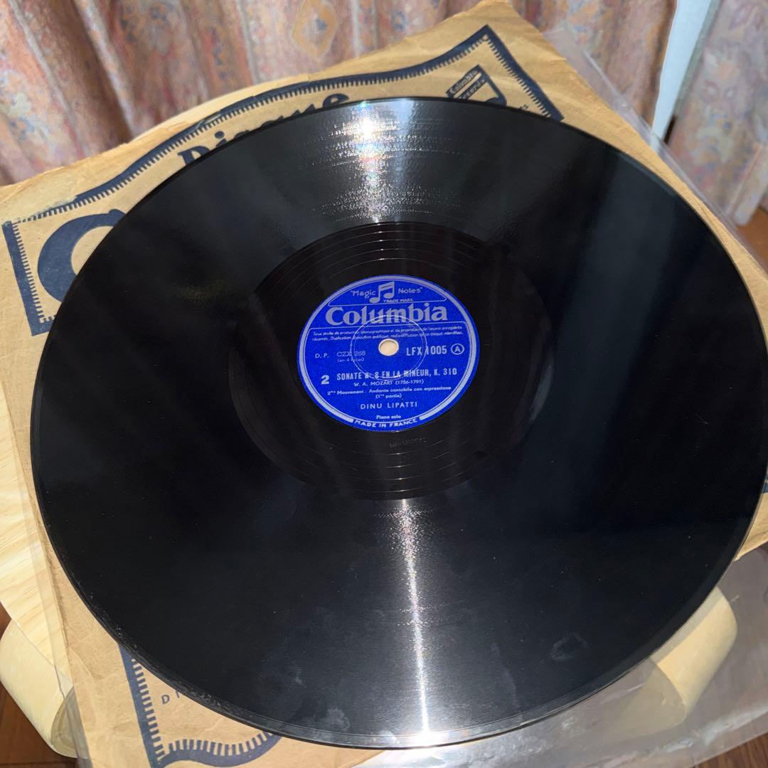SP仏盤2枚組 DINU LIPATTI/MOZARTのsonata k310