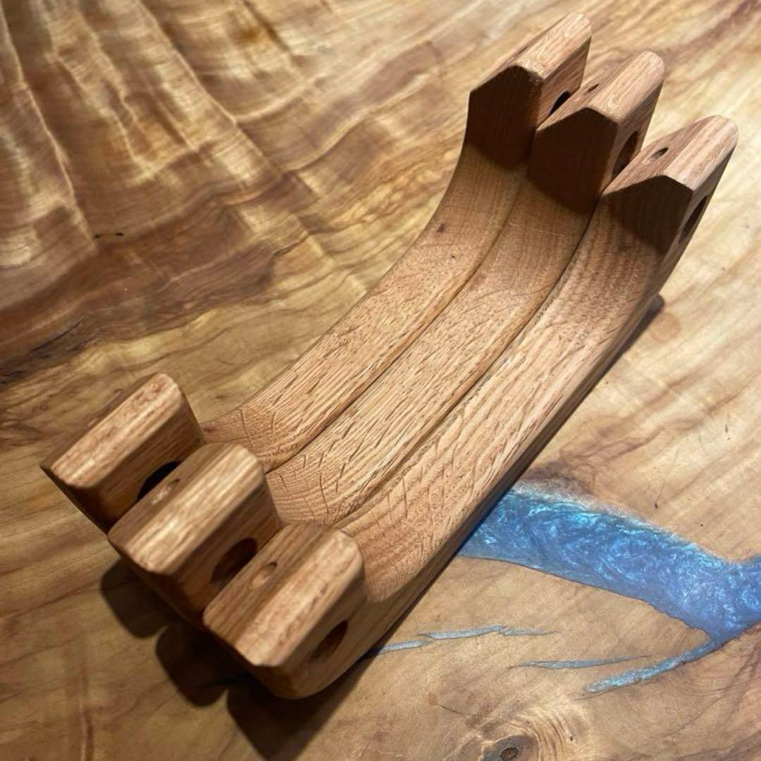 ハイエース用アシストグリップ(レッドオーク)3個セット