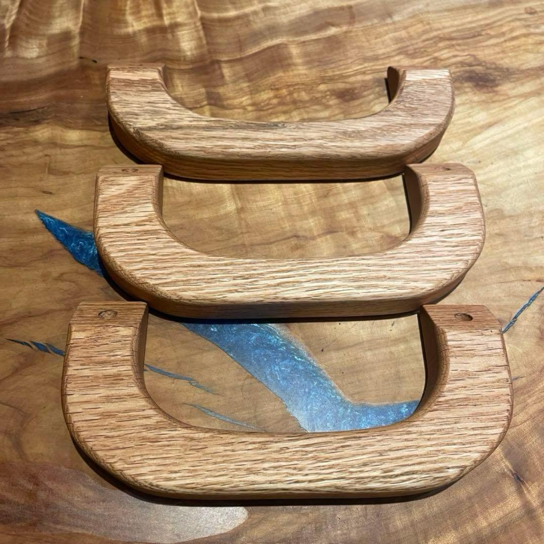 ハイエース用アシストグリップ(レッドオーク)3個セット