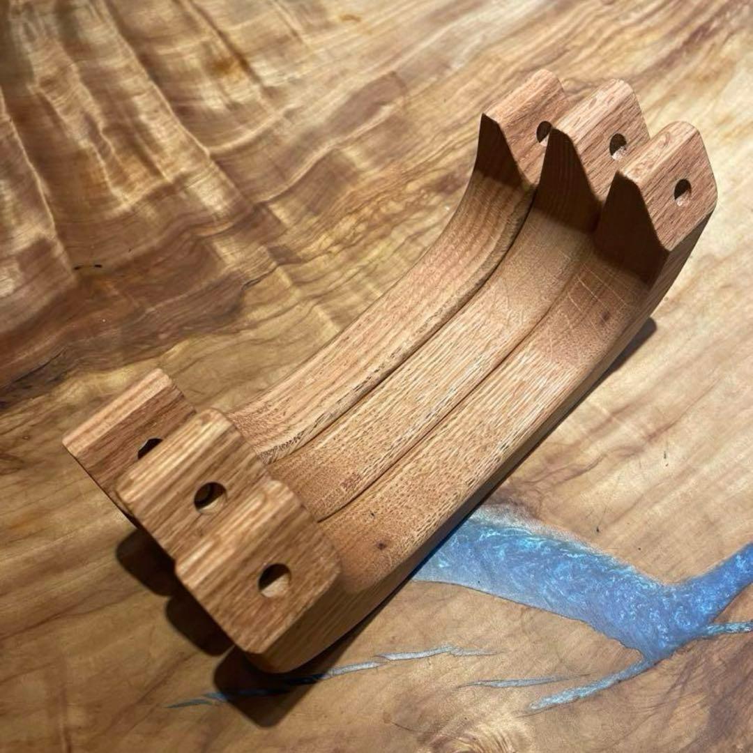 ハイエース用アシストグリップ(レッドオーク)3個セット