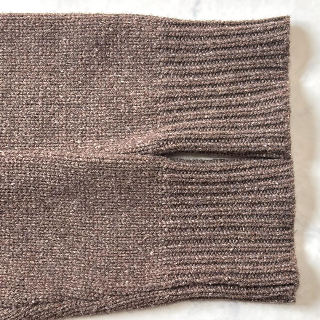 マディソンブルー タートルネックニット ワンピース ブラウン tn5