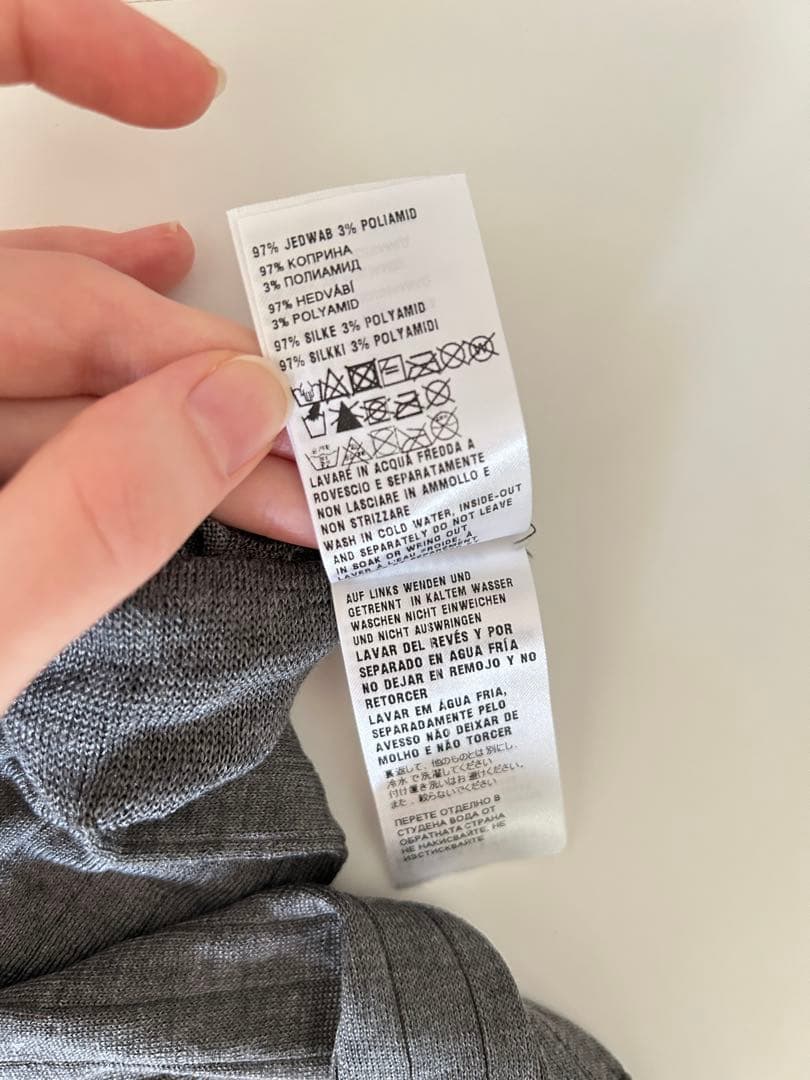 ほぼ新品 ミュウミュウ シルクソックス 25cm サイズ2