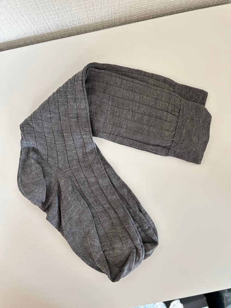 ほぼ新品 ミュウミュウ シルクソックス 25cm サイズ2