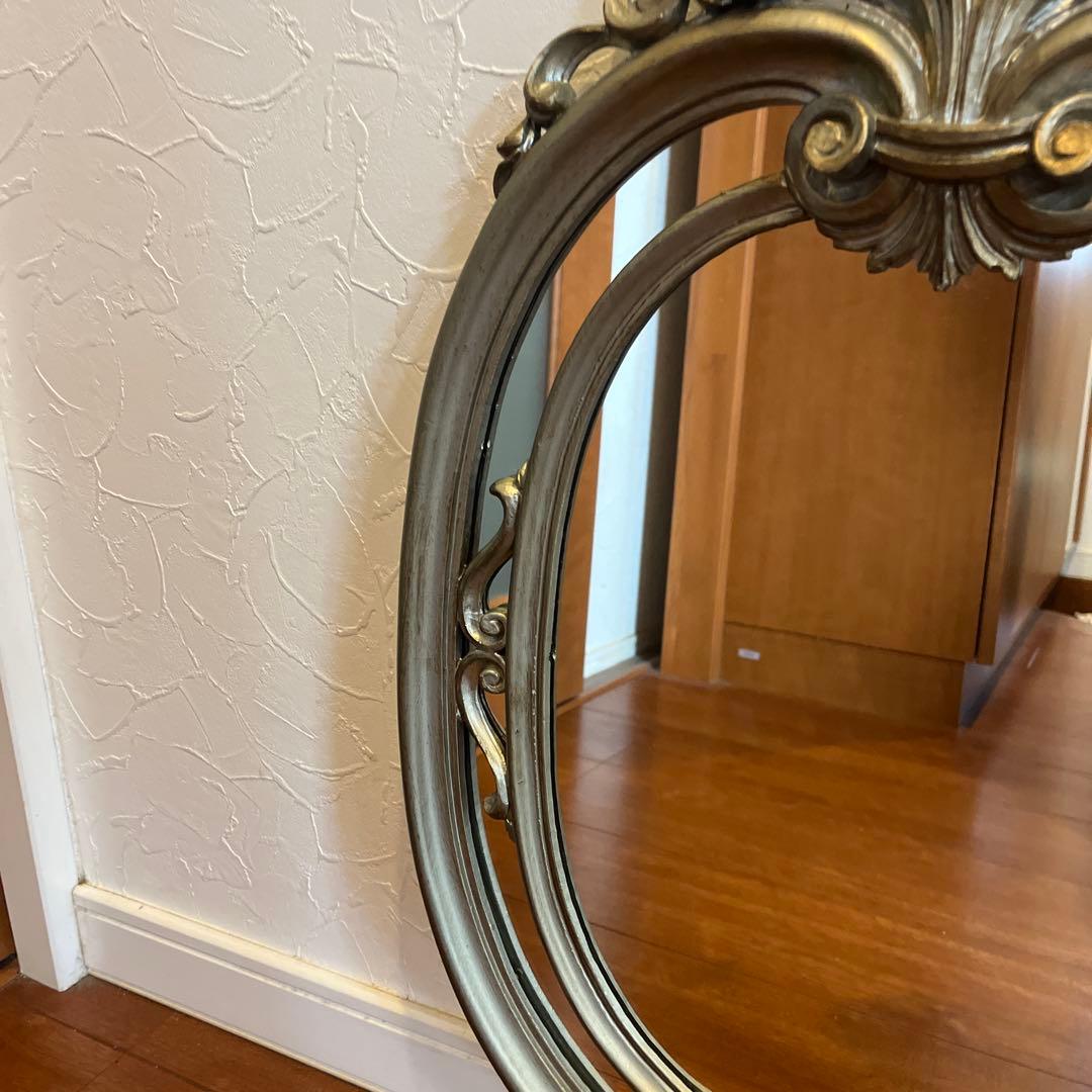 アンティーク　壁掛けミラー　鏡