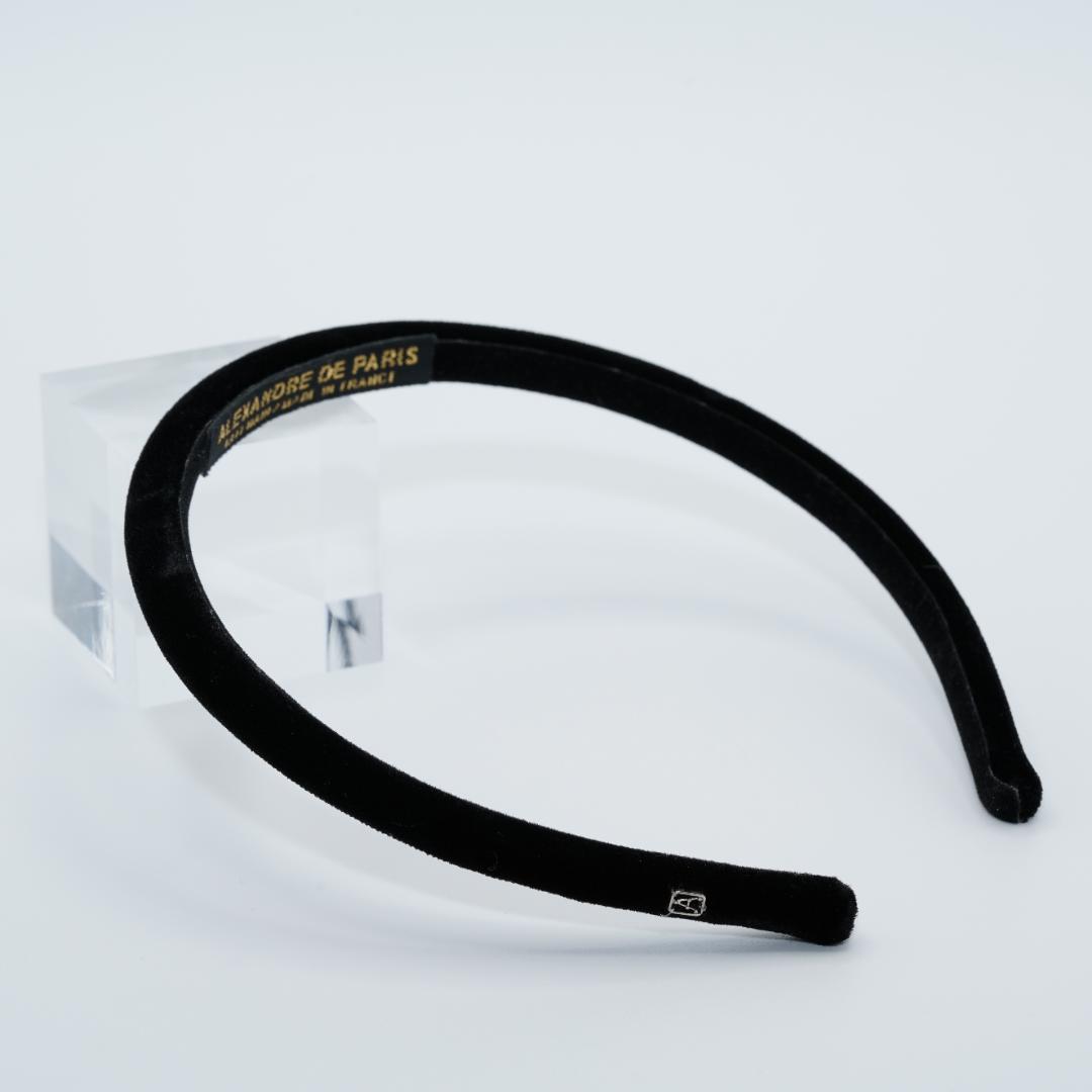 アレクサンドルドゥパリ カチューシャ 10mm　ブラック