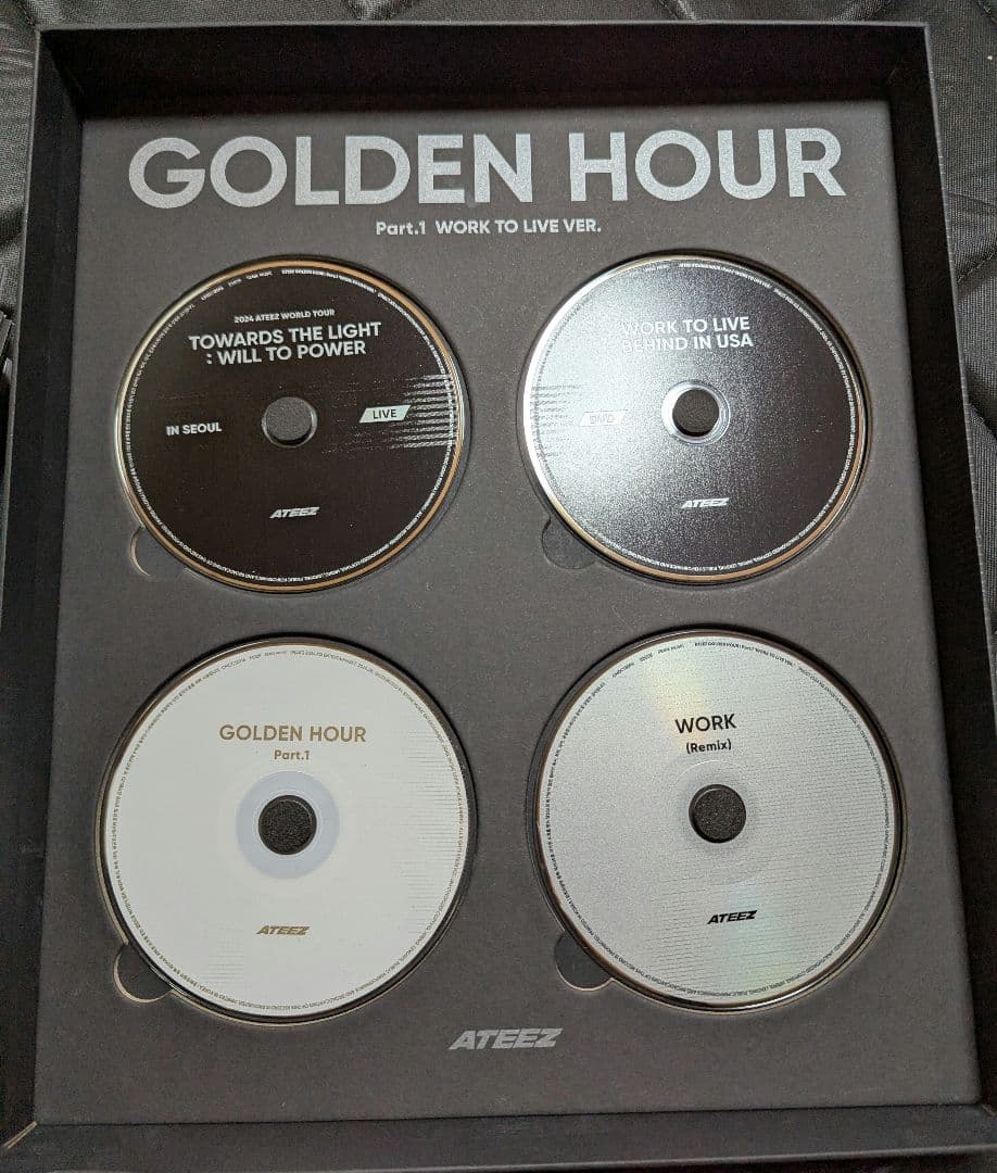 K-POP・アジア ATEEZ GOLDENHOUR PART1 WORK TO LIVE VER