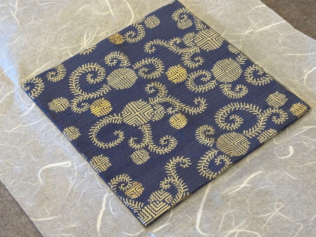 茶道具 土田友湖 坐忘斎家元御好 松蔓紹巴古帛紗 古帛紗 桐箱