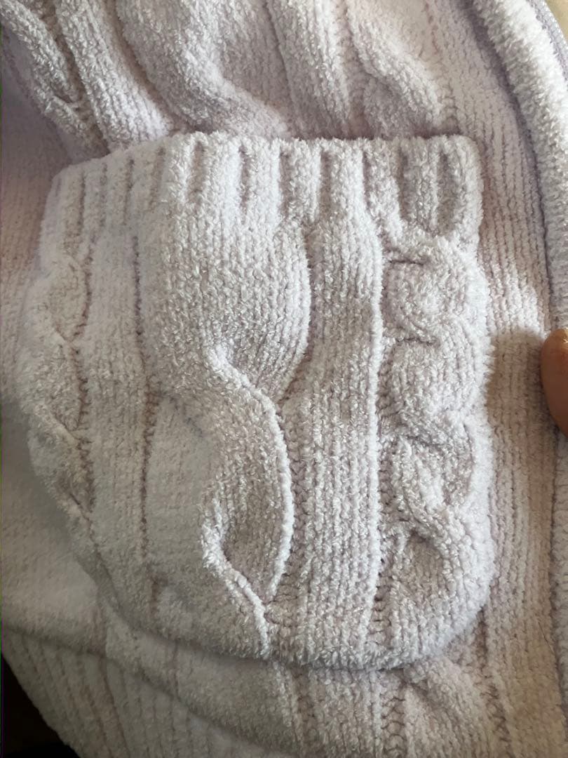 未使用　メゾピアノジュニア　フード付きパーカー　薄〜いラベンダー160 L