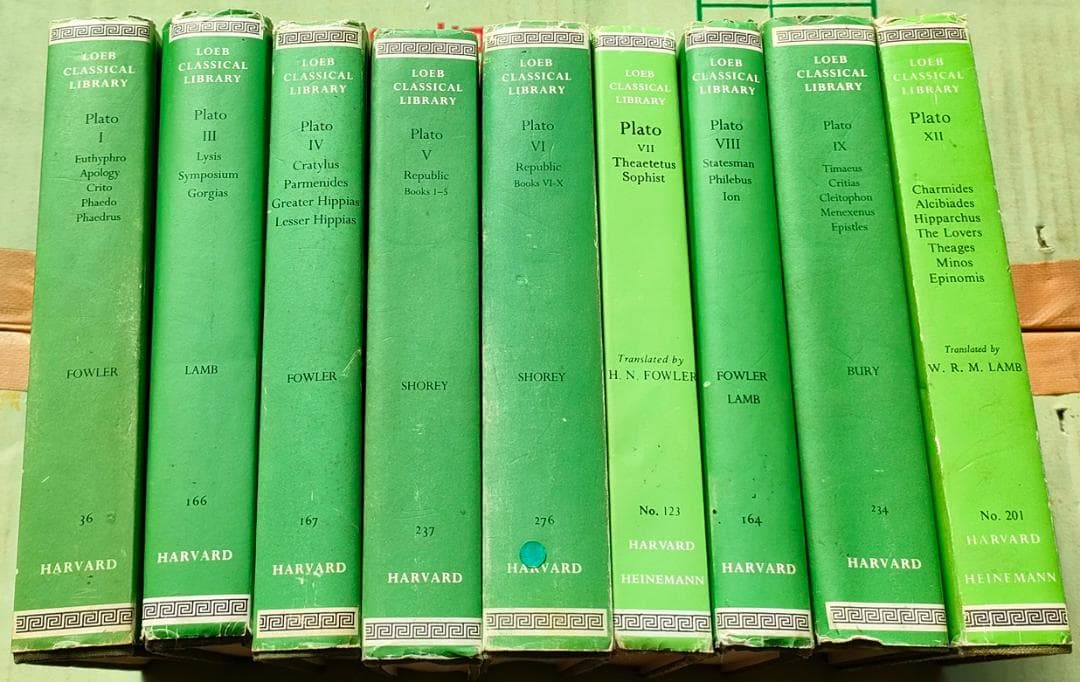 洋書 Plato Loeb Classical Library