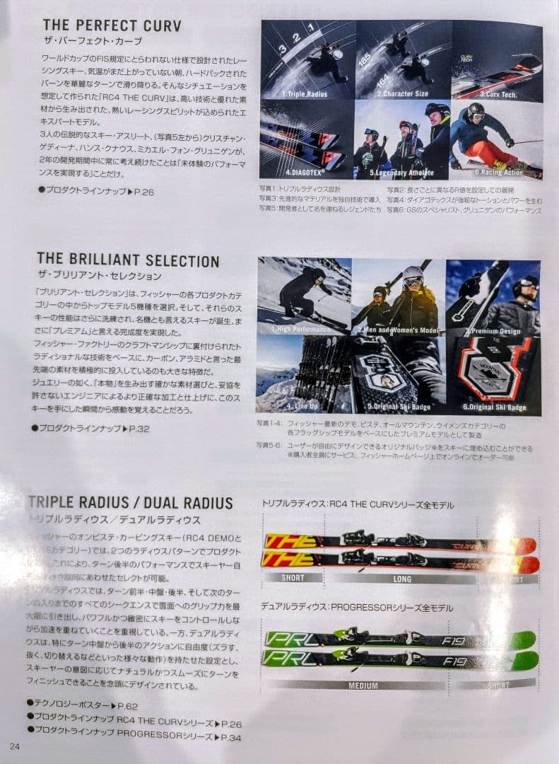 FISCHER RC4 THE CURV 164cm スキー板