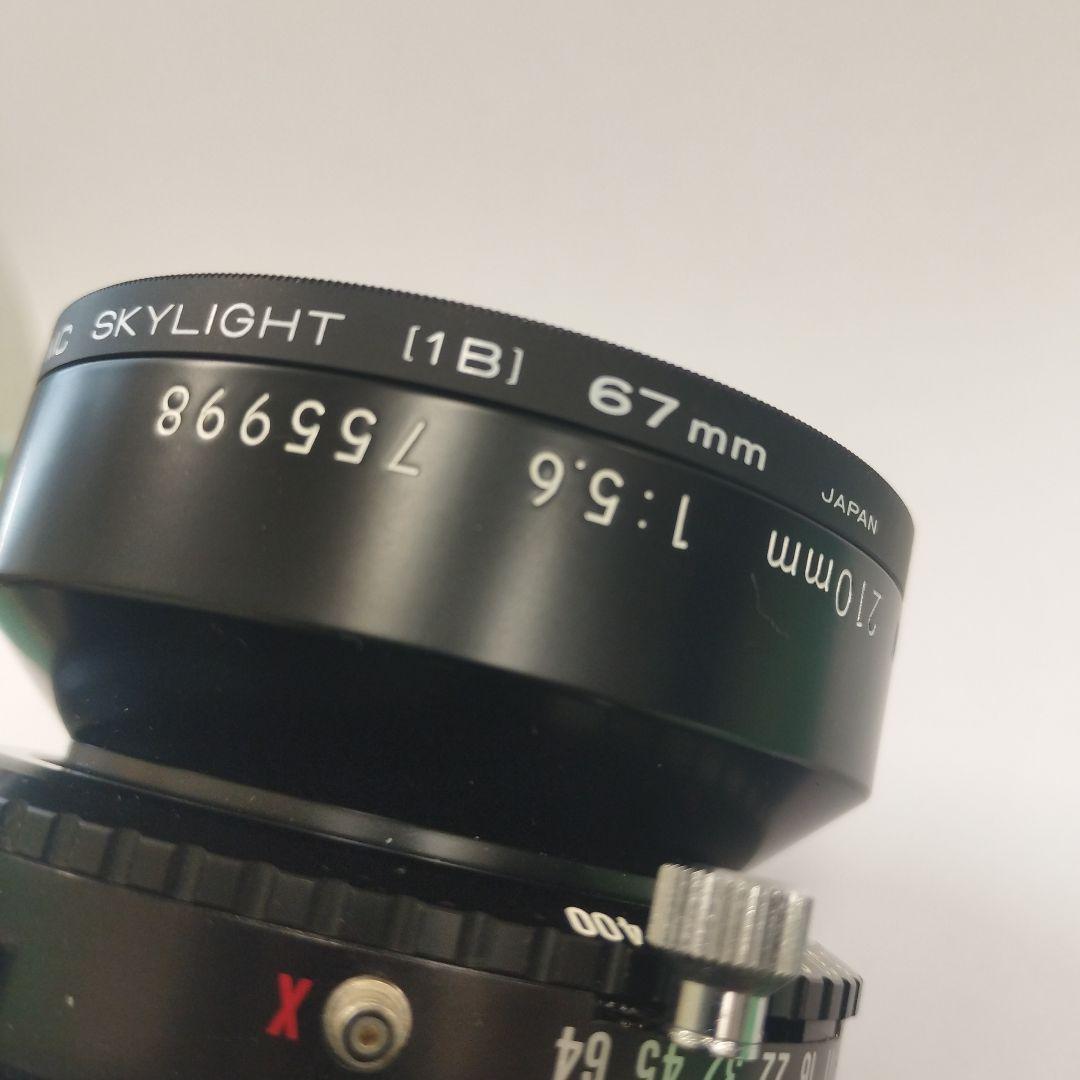 NIKON　蛇腹カメラ用レンズ　NIKKOR-W 210mm 1:56