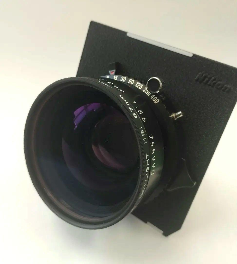 NIKON　蛇腹カメラ用レンズ　NIKKOR-W 210mm 1:56