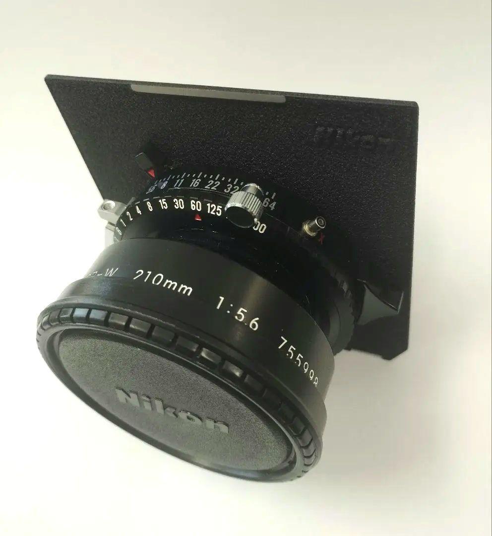 NIKON　蛇腹カメラ用レンズ　NIKKOR-W 210mm 1:56