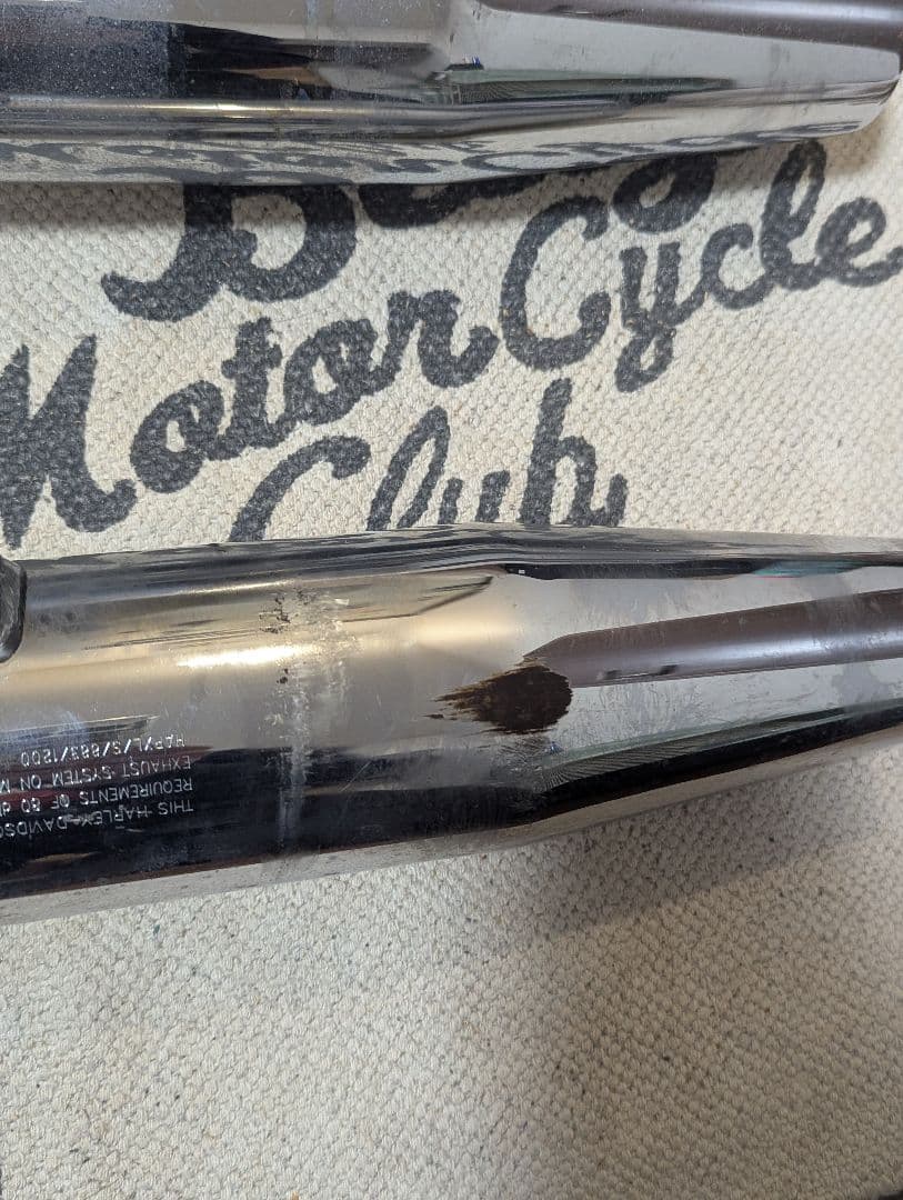 ☆ハーレーダビッドソン　スポーツスター北米仕様 2本セット　パンチアウト済み☆