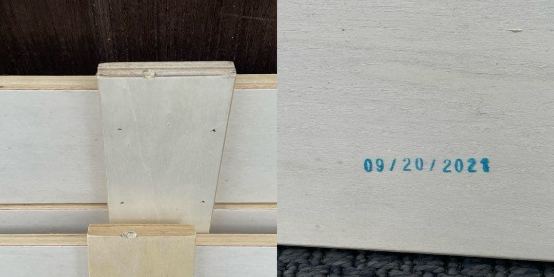 無印良品　木製ベッドフレーム　シングル　ウォールナット材　仙台　宮城