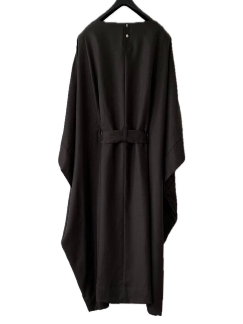 タグあり極美品 MIDIUMISOLID 洗える ワンピース ベルト ポンチョ