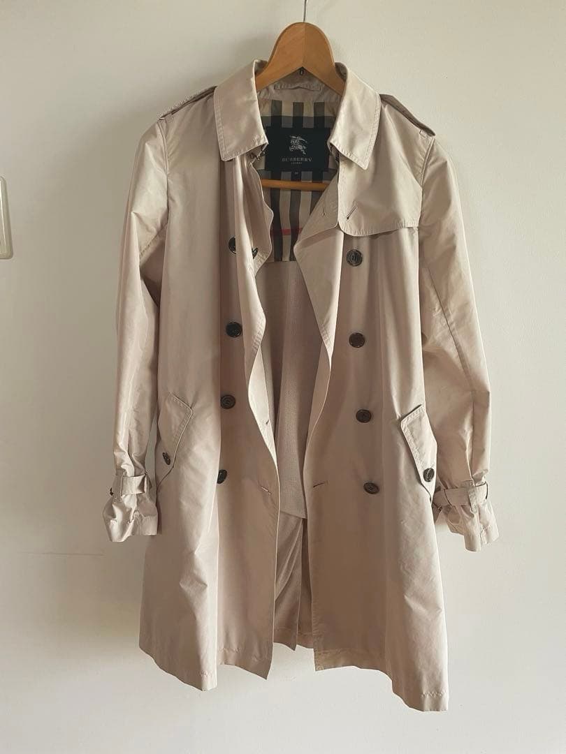 BURBERRY トレンチコート サイズ38 ベージュ　レインコート