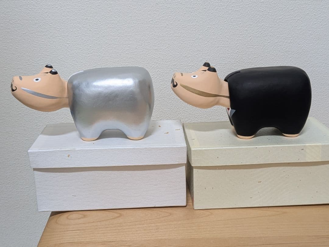 くまはち【野沢民芸】ひげべこ　2体セット