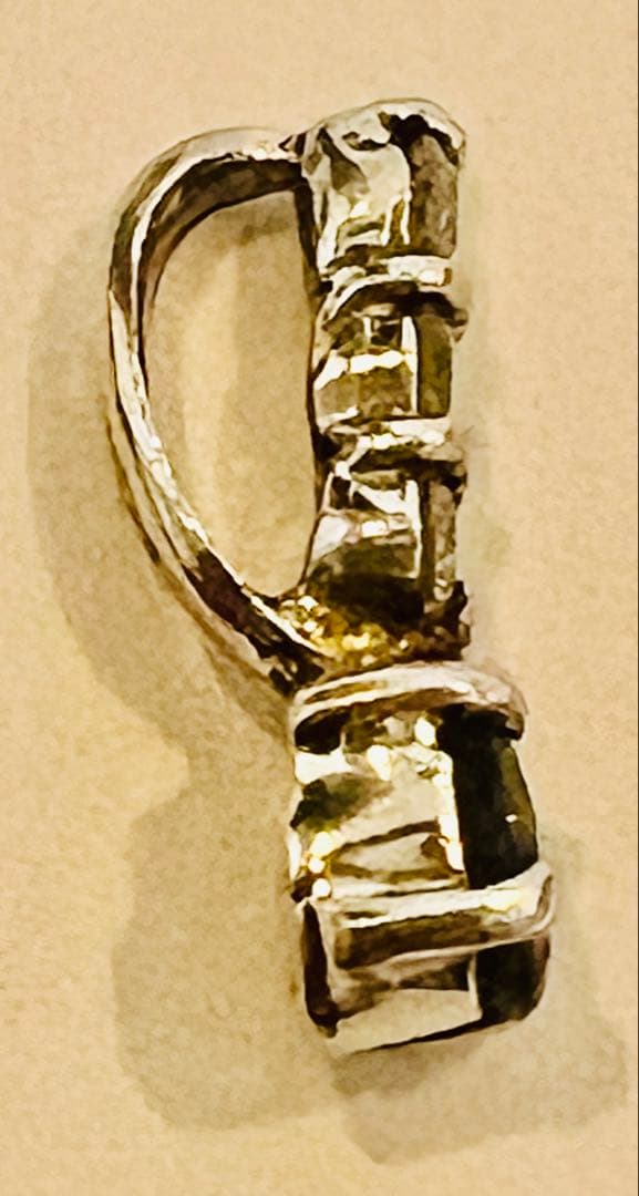 天然アレキサンドライト0.7ct 天然ダイヤモンド0.2ct ペンダントトップ