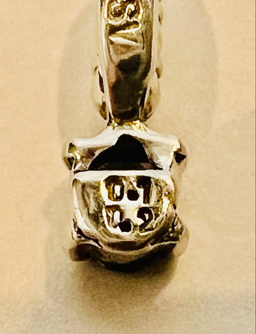 天然アレキサンドライト0.7ct 天然ダイヤモンド0.2ct ペンダントトップ