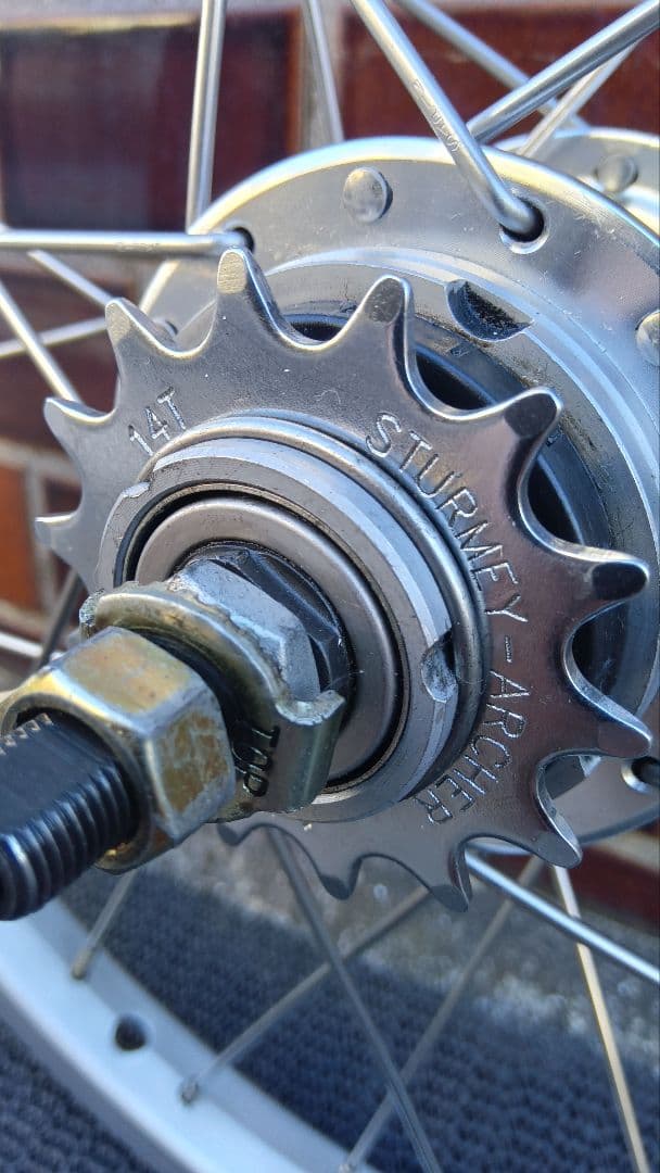 整備済　ブロンプトン　BROMPTON 純正後輪ホイール