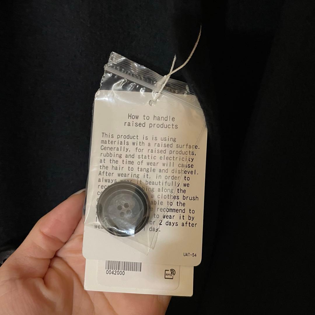 新品/24FW BEAUTY&YOUTH リバー ポンチョコート XS ネイビー