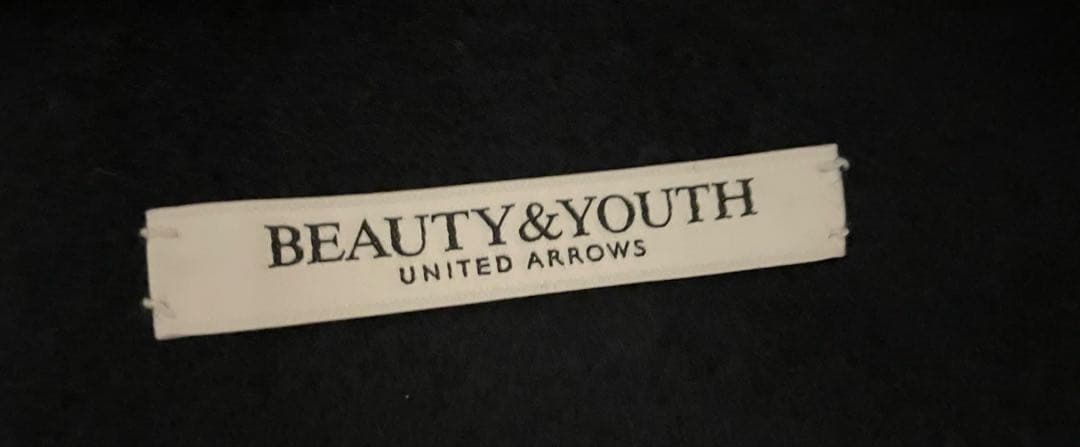 新品/24FW BEAUTY&YOUTH リバー ポンチョコート XS ネイビー