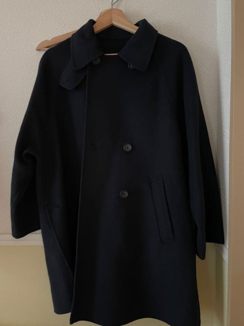 新品/24FW BEAUTY&YOUTH リバー ポンチョコート XS ネイビー