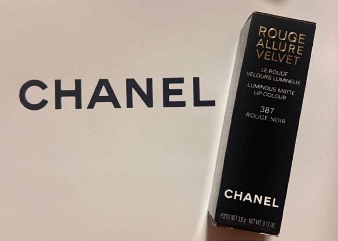 【新品未使用】CHANELルージュアリュールヴェルヴェットリップ　387 限定