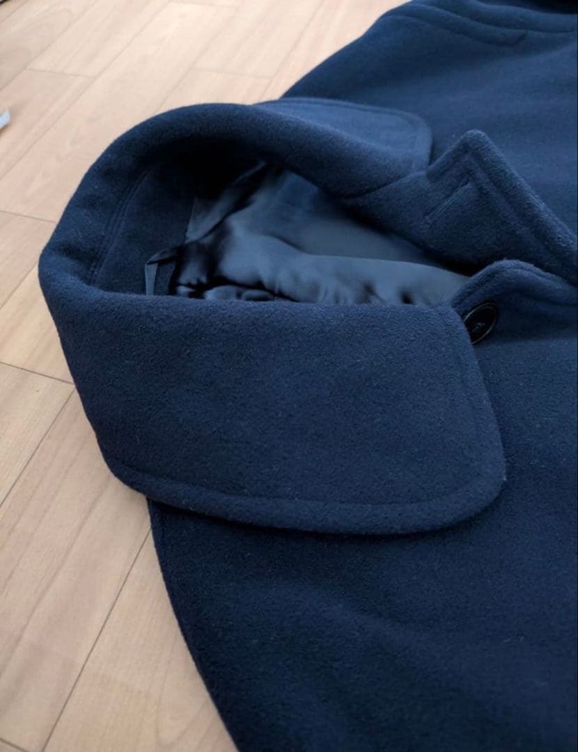 Comoli ウールミリタリーコート 22AW ネイビー サイズ2