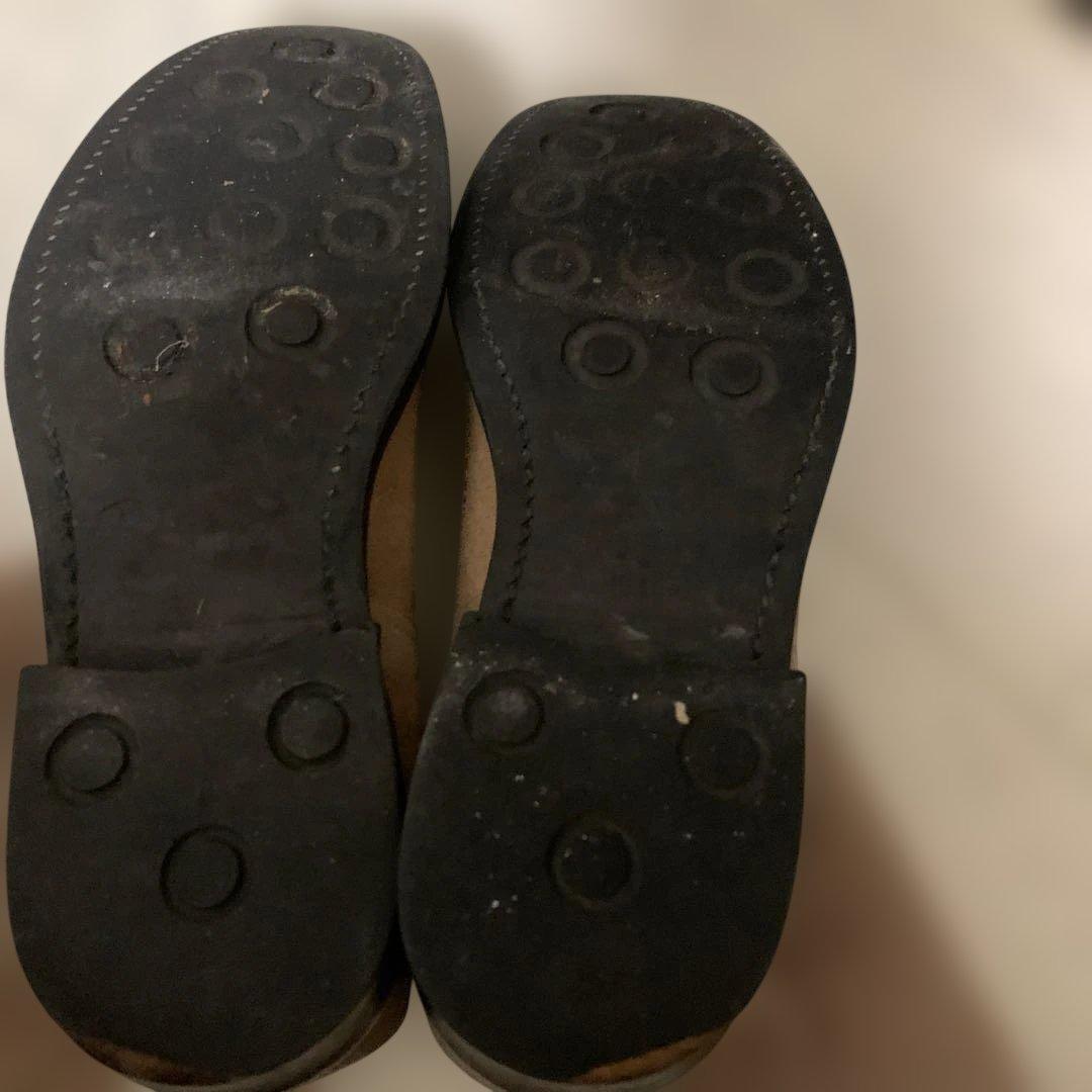 ルードギャラリー スエード ベージュ エンジニアブーツ