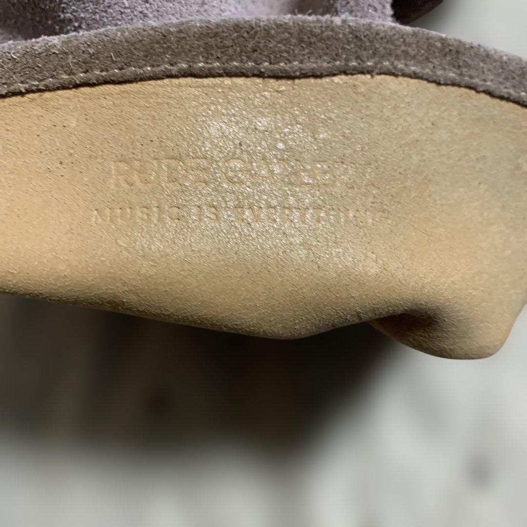 ルードギャラリー スエード ベージュ エンジニアブーツ