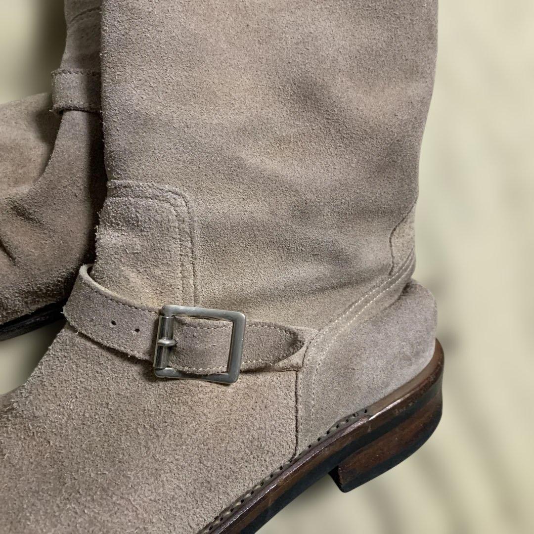 ルードギャラリー スエード ベージュ エンジニアブーツ