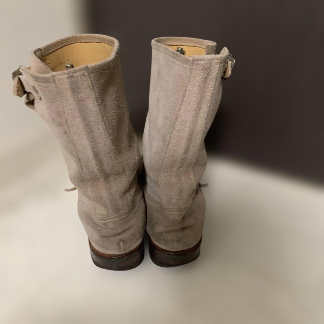 ルードギャラリー スエード ベージュ エンジニアブーツ