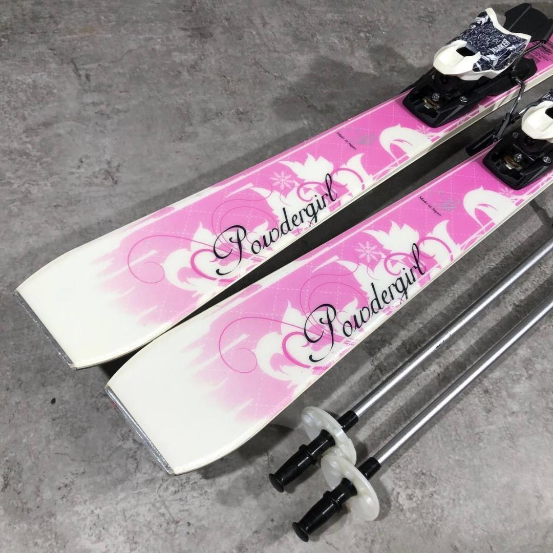 美品 OGASAKA オガサカ Powdergirl 155 スキー セット