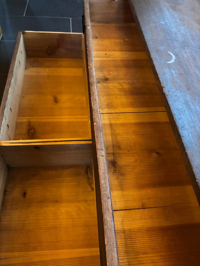 木製タンス アンティーク　箪笥　テレビボード　昭和レトロ　架台