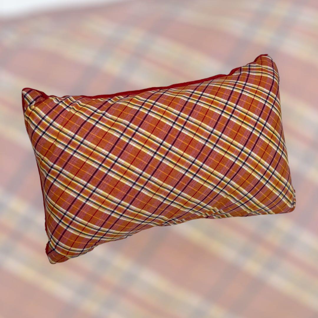 8963.ラルフローレンホーム ブランケット ミニピロー レッド