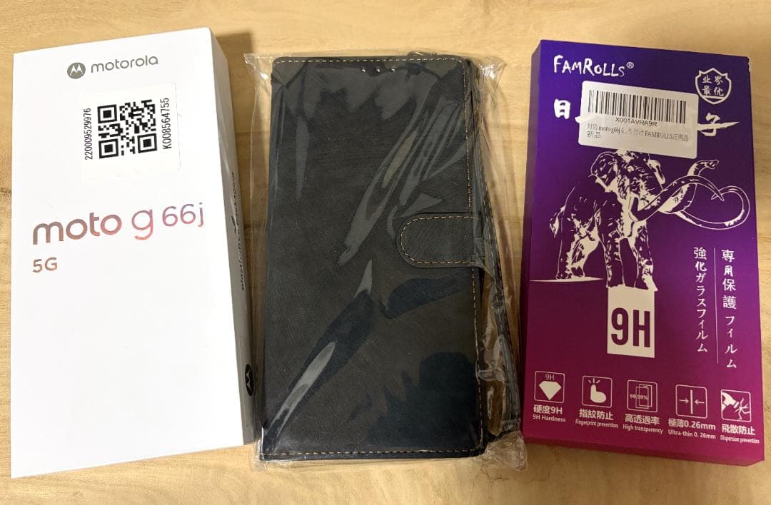 【新品未開封】MOTOROLA moto g66j 5G ブラックオイスター