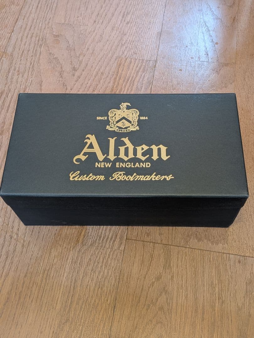Alden 906 オールデン ストレートチップ バーガンディ 箱付き 8D